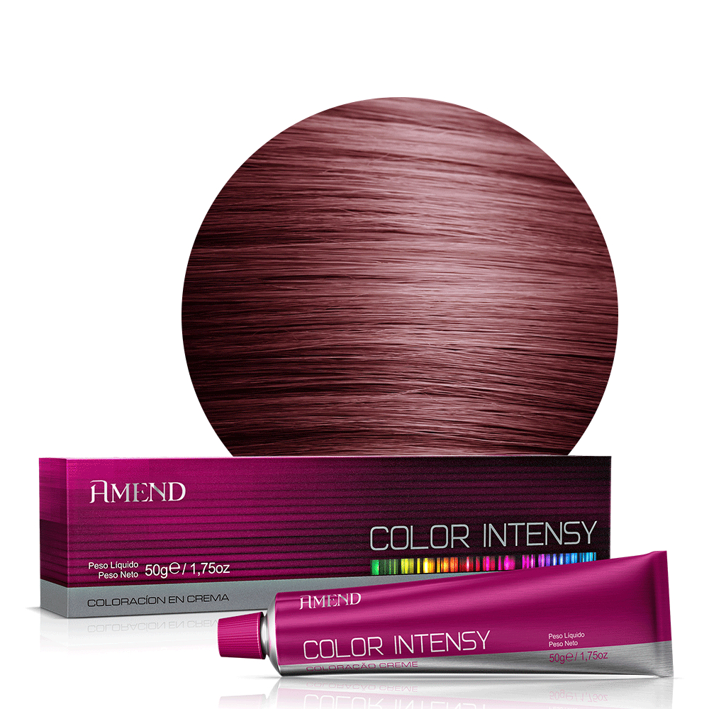 Amend Coloração Color Intensy 6.66 Louro Escuro Vermelho Intenso 50g