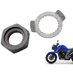 Porca + Trava Pinhão Yamaha Fazer250 Tenere 250 881709