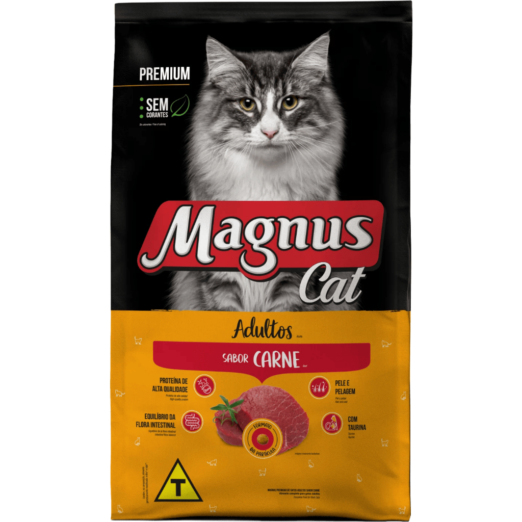Ração Magnus Cat Adulto Gato Carne 20 kg