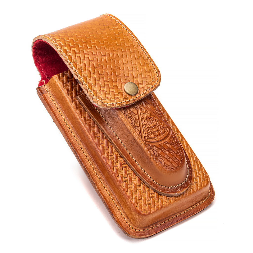 Bainha Capinha Country Canguru Celular Canivete Couro Legítimo Premium