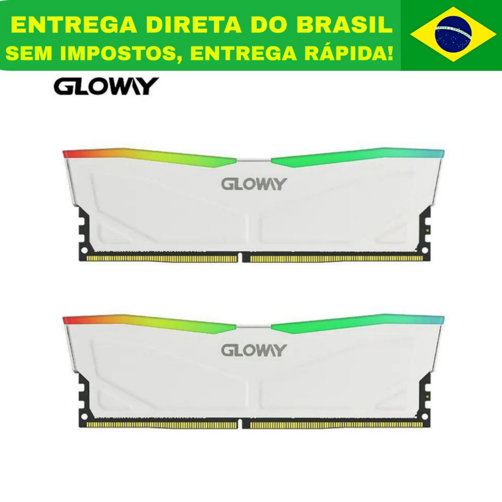 MEMÓRIA RAM GLOWAY 8GB , 2X8GB =16GB DDR4 3200 Mhz NOVA LACRADA