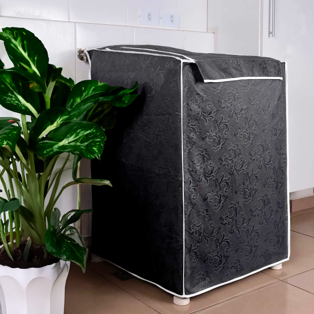 Capa Máquina de Lavar 6 á 14 kg Korino Grosso Flanelado com Zipér Impermeável