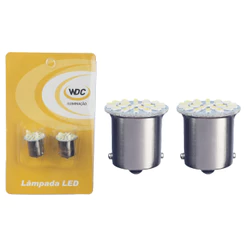 PAR LÂMPADA LED 1 POLO 1156 (22 LEDS 3014 RETA)
