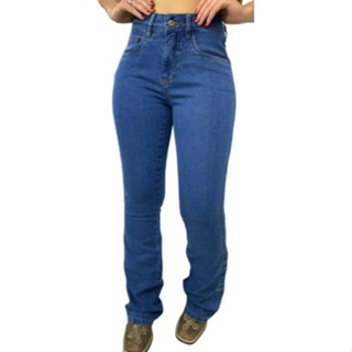 Calça Feminina Tex Team Flare Tradicional Média
