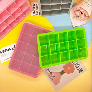 Forma Forminha De Gelo 15 Cavidades Com Tampa 19x12Cm De Silicone Flexível Cozinha Geladeira Frízer em Oferta na Shopee
