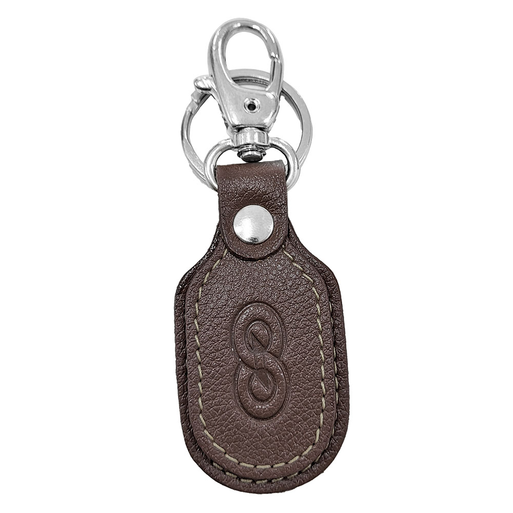 Chaveiro ZETA em Couro Galvani em Oferta na Shopee