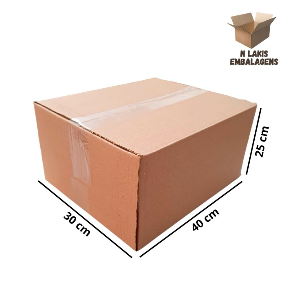 10 unidades de caixas de papelão 40x30x25 modelo maleta em Oferta na Shopee