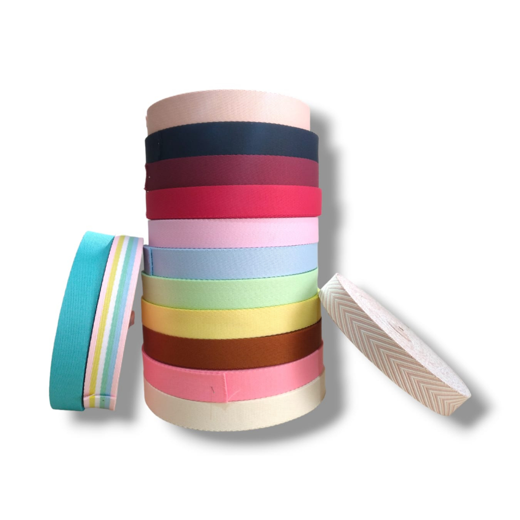 Alça Chic 3cm - Diversas cores 2 Metros + Ziper Combinando