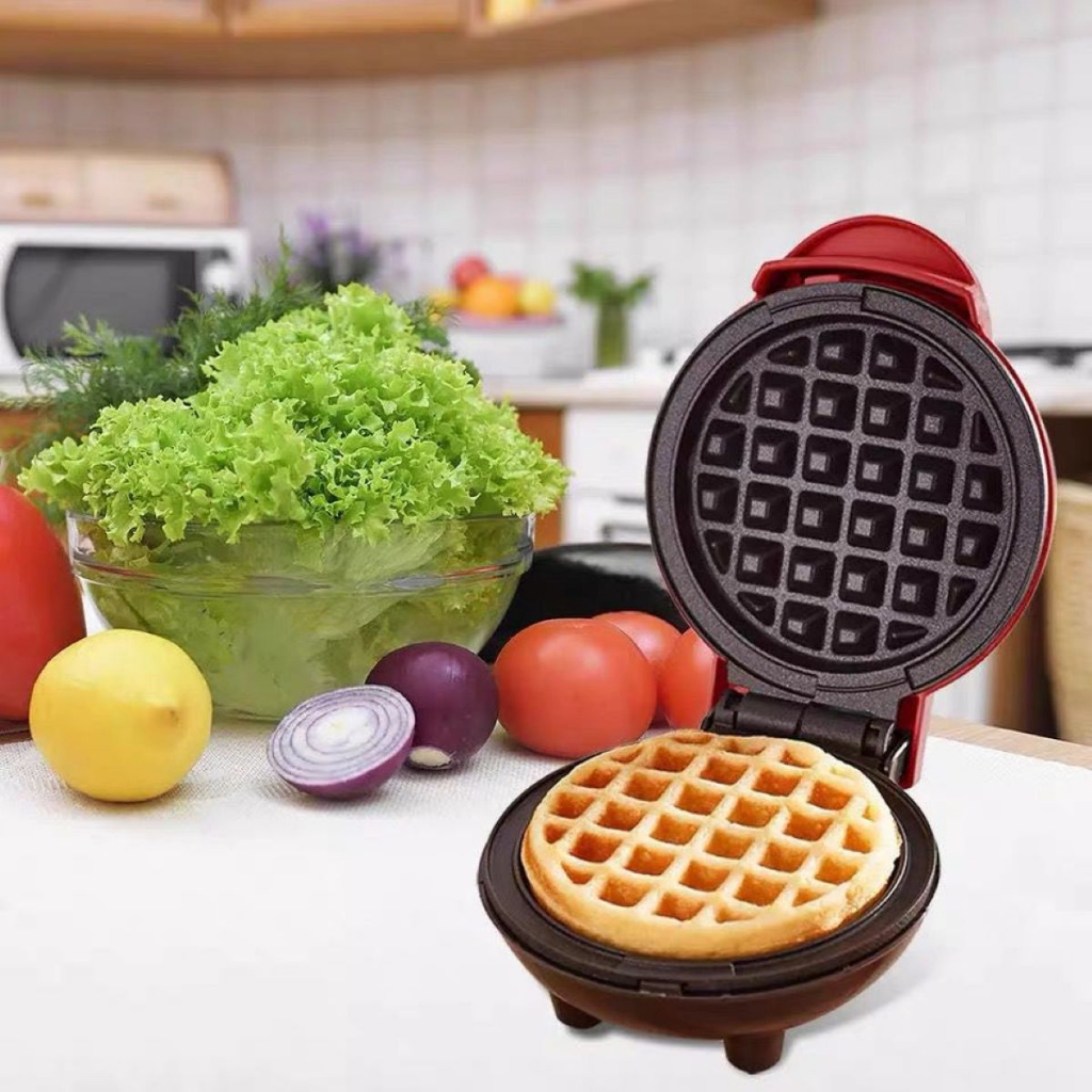 Mini Máquina de Waffle Elétrico 110v 550w Máquina para fazer Waffle