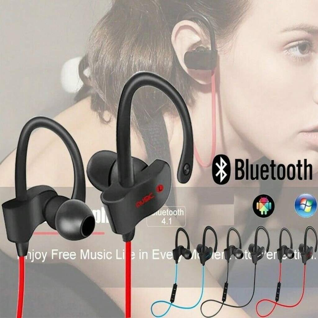 Imagem Fone De Ouvido Sem Fio Bluetooth 558 Gancho Da Orelha headset Esportes Música Jogo hands-free Para Todos Os smartphones