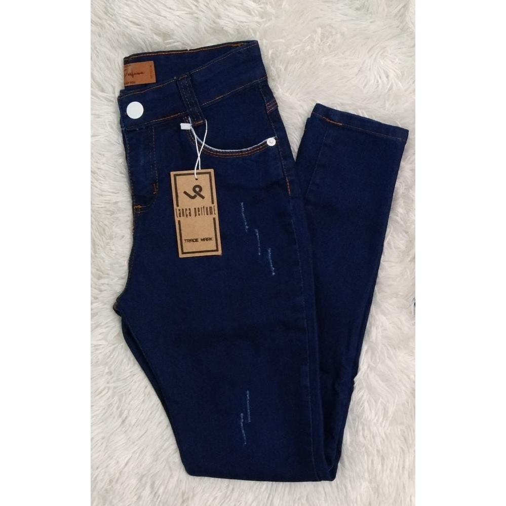 Calça Jeans Feminino Juvenil Skinny Lança Perfume