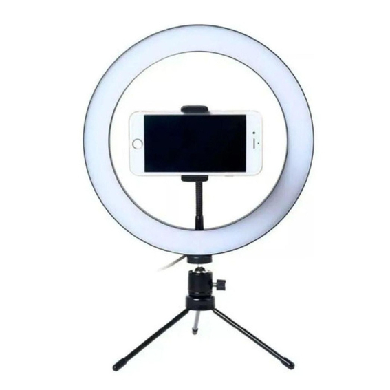 Ring Light 8 Polegadas 20cm com Tripé mesa