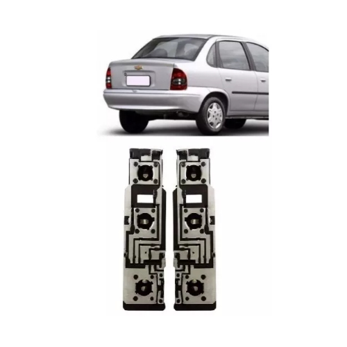PAR CIRCUITO LANTERNA TRASEIRA CORSA SEDAN BOLHA 2000/ 2002 LADO ESQUERDO  NOVO