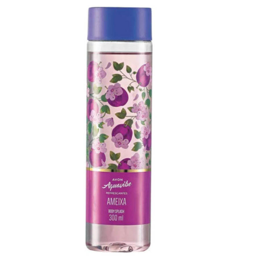 Body Splash Aquavibe Refrescante Ameixa 300ml Avon