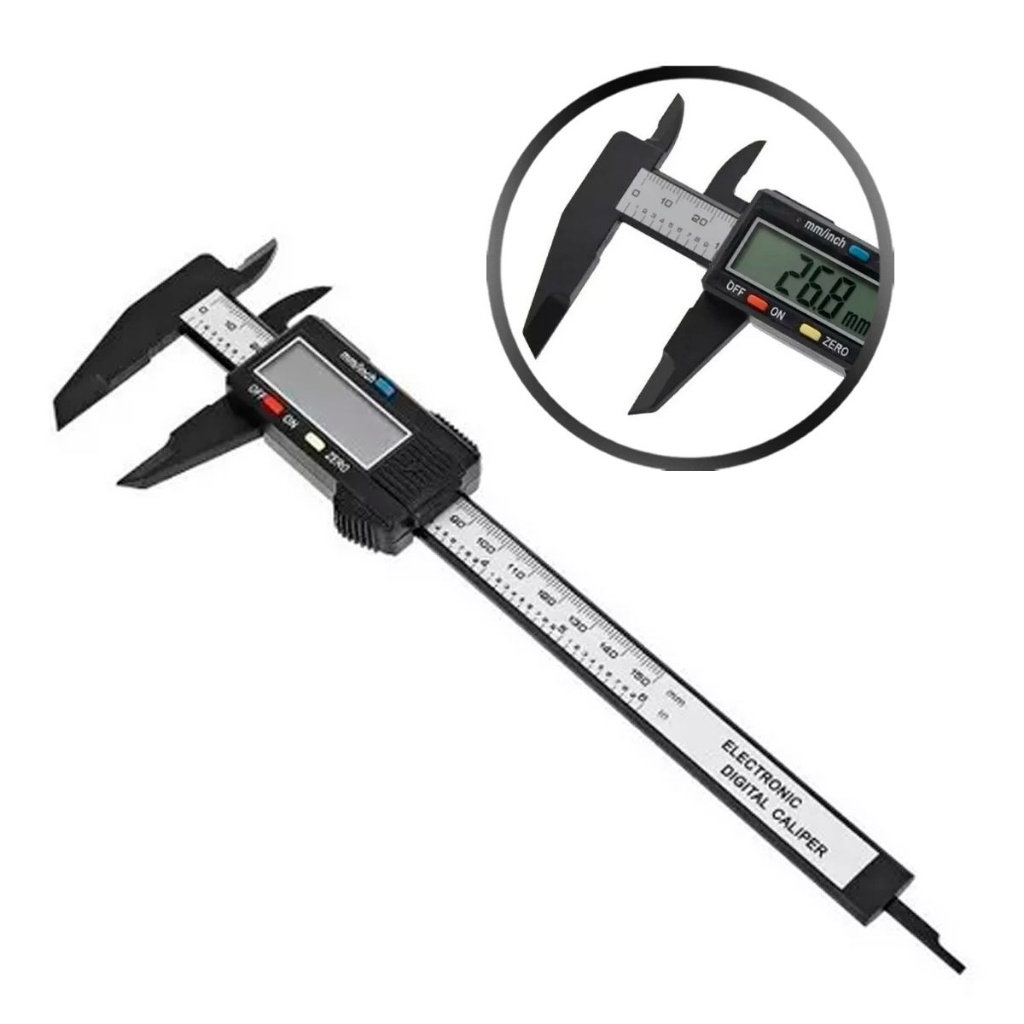 Paquimetro Digital Profissional 150mm 0,1mm Com Tela LCD E Estojo em Oferta na Shopee