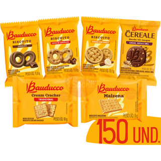 Kit Biscoitos Bauducco Em Sache Todos Sabores Caixa 150 Und