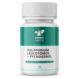 Polypodium Leucotomos 300mg + Picnogen 200mg 90 cápsulas