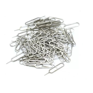 Kit 10 a 100 Peças Chave Abertura Bandeja Chip Sim CardChavinha Extratora em Oferta na Shopee