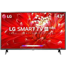 Smart TV LED 43' Polegadas FULL HD LG 43LM631C0SB IA LG Televisão ThinQ, Wifi compatível com AI Inteligência Artificial