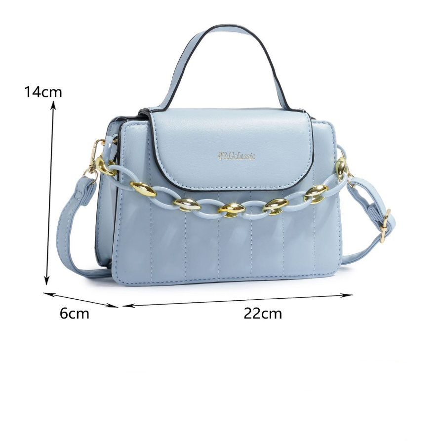 Bolsa crossbody elegante e versátil com 3 alças