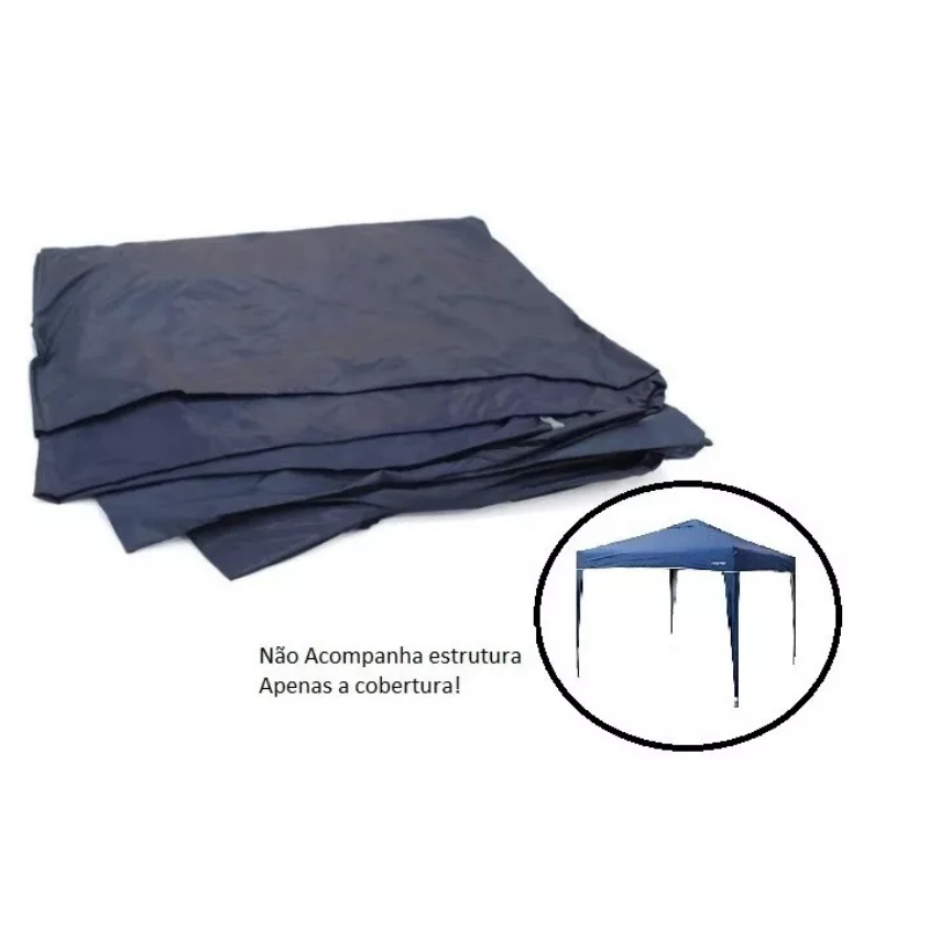 Cobertura impermeável c/ proteção UV para tenda Gazebo 3x3 Mor Bel Nautika Kala