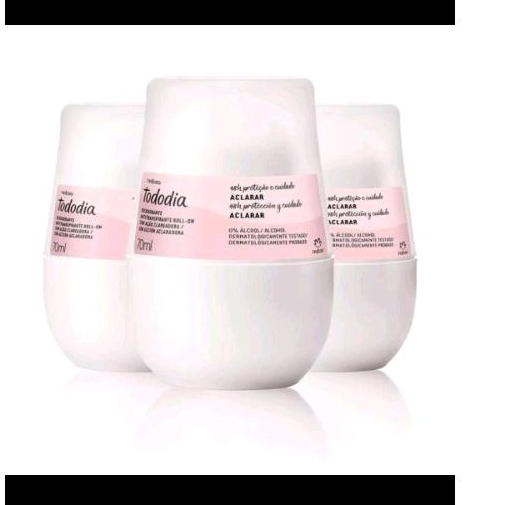 kit antitranspirante aclarar natura tododia - clareador  de axilas
