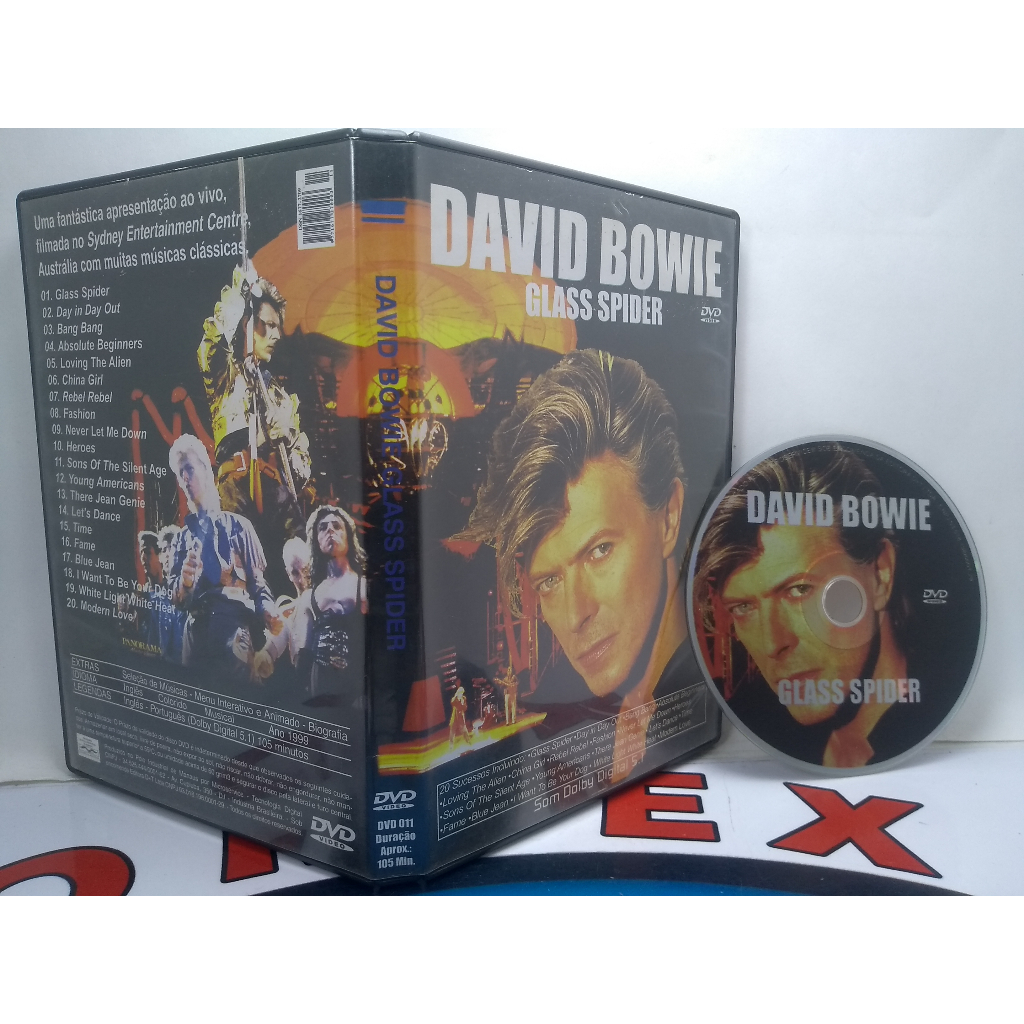 Dvd David Bowie (glass Spider)