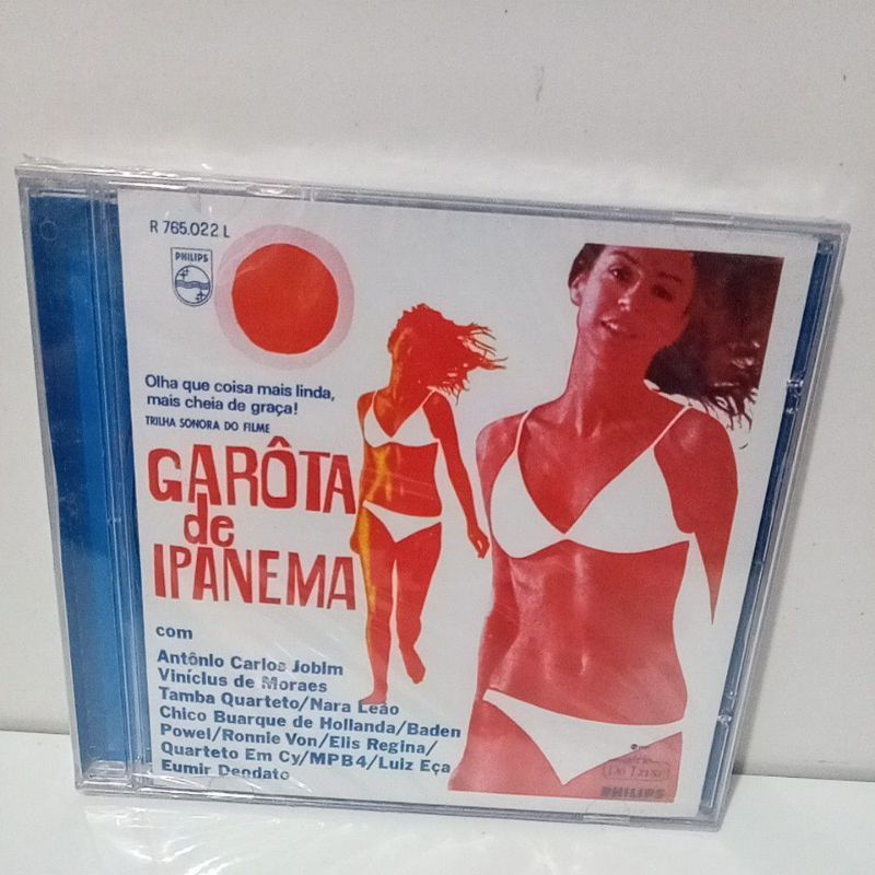 Cd Garôta de Ipanema com Antônio Carlos Jobim, Vinícius de Moraes Lacrado de Fabrica original