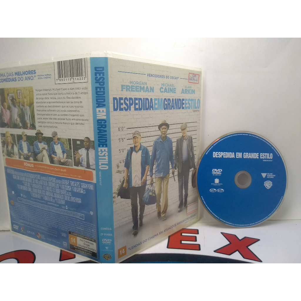 Despedida Em Grande Estilo Com Morgan Freeman Dvd Original