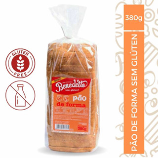 Pão De Forma Sem Gluten Sem Lactose Benedetto - 380g