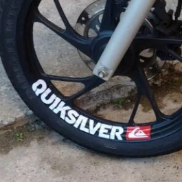 Adesivo Moto Roda CG 125/150/160 Titan Fan Quiksilver