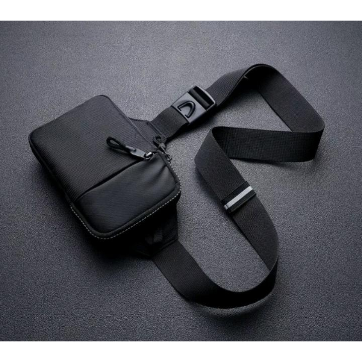 Bolsa de Peito Impermeável Masculina Mensageiro De Grande Capacidade