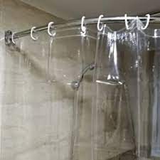 Kit 2 Cortinas para Box de Banheiro Transparente Com Ganchos Plástico 100% POLIETILENO 143 PERFETTO
