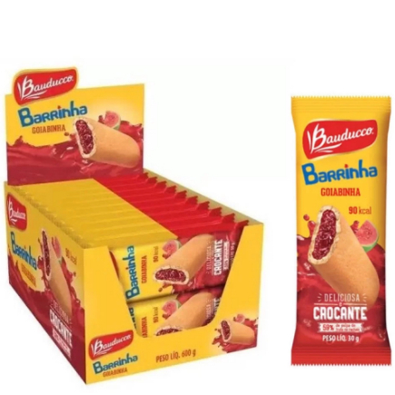 Biscoito Recheado Maxi Goiabinha Bauducco 25g c/20 Unid.
