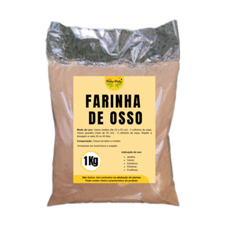 Farinha de Osso Autoclavada 1 Kg Adubação