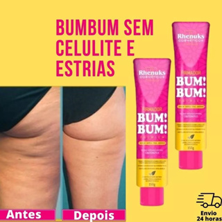 Kit 2 Gel Firmador De Bumbum Barriga Coxas E Abdômen 150g em Oferta na Shopee