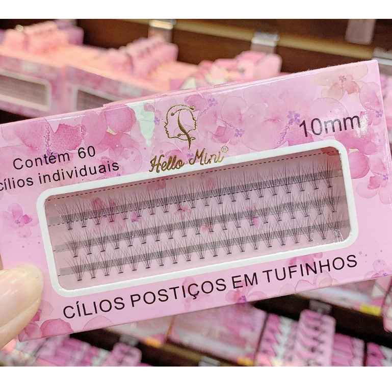 CAIXINHA DE CILIOS TUFINHOS MAISHAINI 10mm 12mm 14mm HALLO MIN