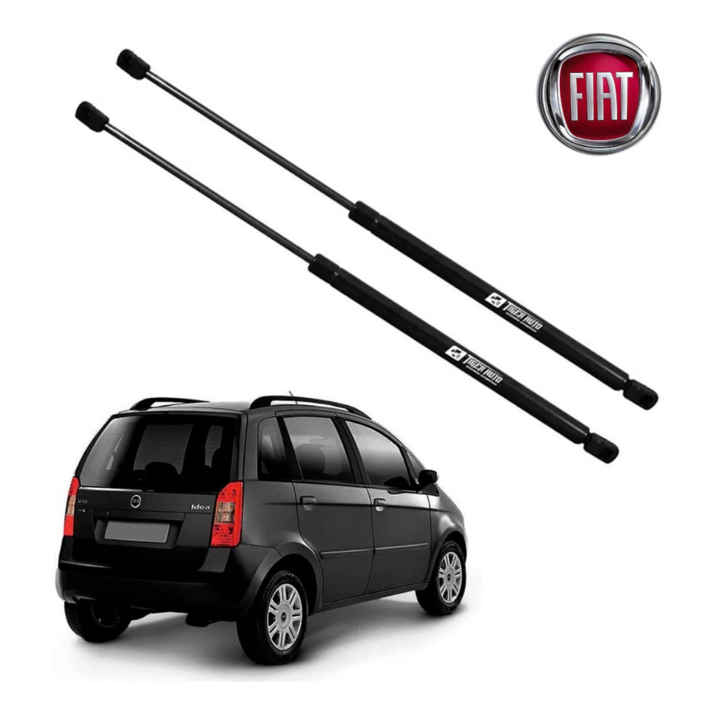 Par Amortecedor Tampa Traseira Fiat Idea 2006 2007 2008 2009
