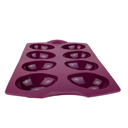 Tupperware Forma de Silicone Oval Roxa