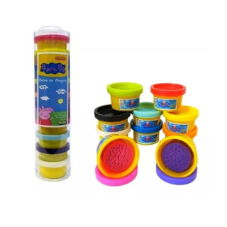 Kit 10 Potes Massinha Da Alegria Peppa Pig - Sunny