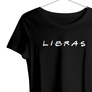 Babylook feminina de Viscolycra Friends Libras