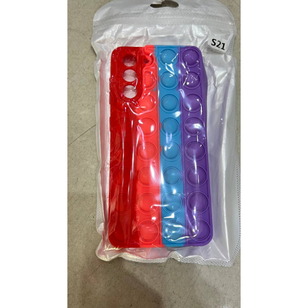 Capinha Pop it Fidget Toy Empurra Bolha Anti Stress Compatível com SAMSUNG A32 4G S20 FE A11 A21S A03S A02S A02 A12 A22 A32 A52 S21 S21 plus