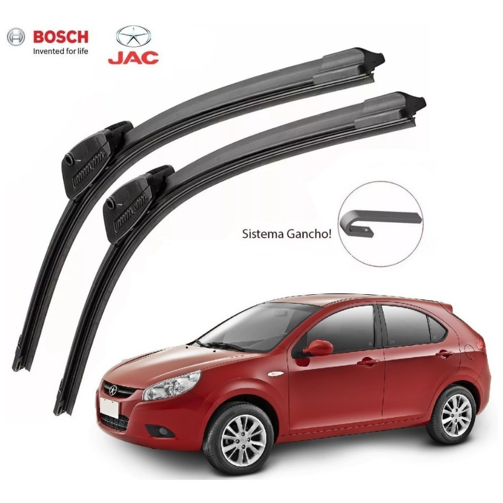 Palheta Limpador Parabrisa Jac J3 2011 A 2016 Original Bosch - Spare Parts and Accessories for Vehicles