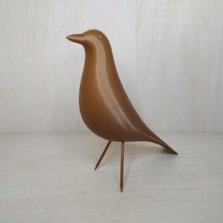 Escultura Pássaro Decorativo feito em Impressora 3D 10 cm Altura Plástico Decoração