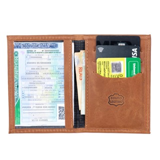Carteira Masculina Porta Documentos De Couro Legitmo Slim Cartão Dinheiro Rg