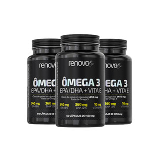 Renova Be - Kit 3 Suplemento Alimentar Ômega 3 EPA/DHA Vita E
