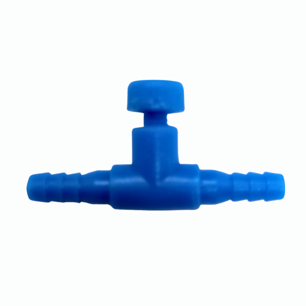 Conector União Divisor De Ar Passagem Válvula de Regulagem Para Mangueira de 4mm