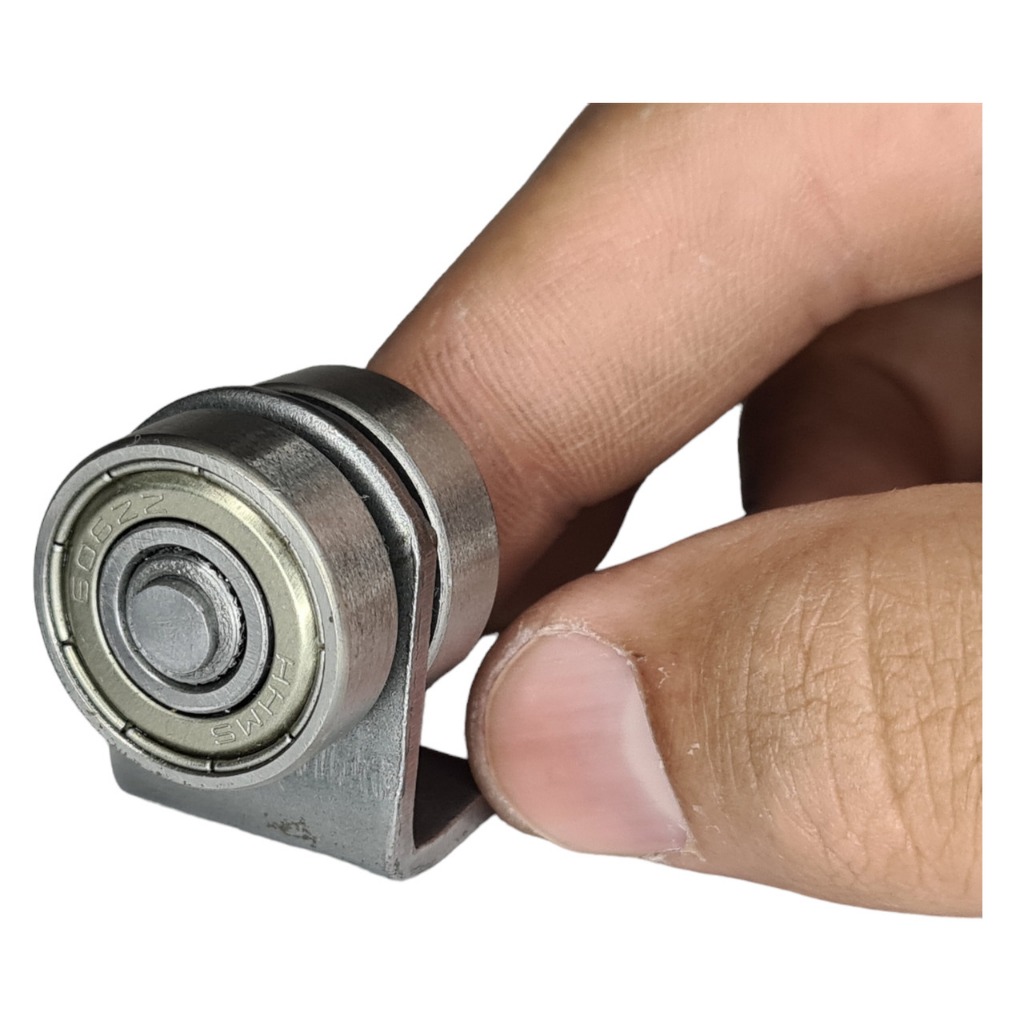 Carretel 7/8 Duplo Porta Janela Correr Ferro Móvel - Kit 2un