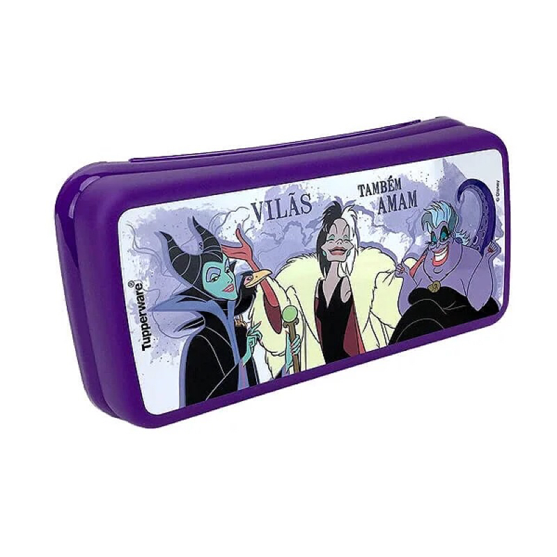 Tupperware Tupperware Porta Sanduíche Retangular Vilãs Disney Infantil