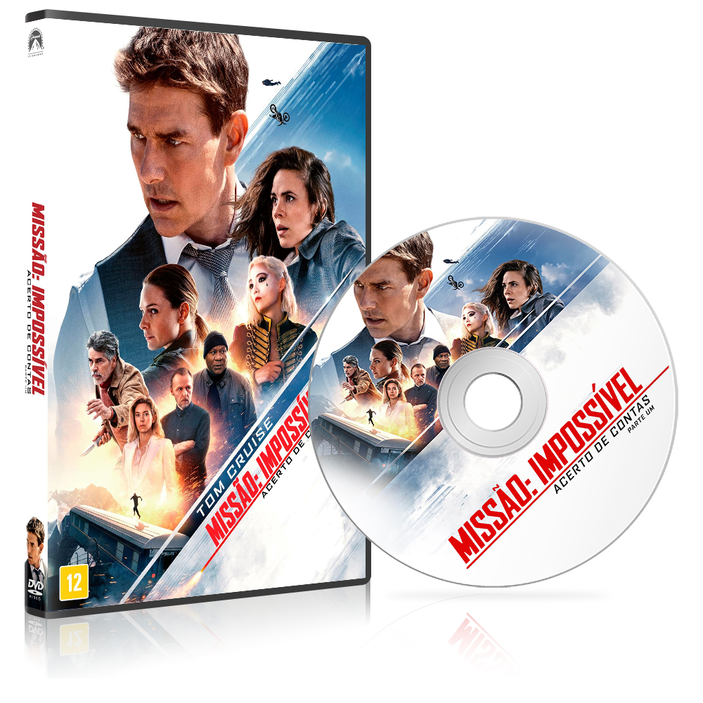 DVD Missão Impossível Acerto de Contas Parte 1 Lançamento (2023) - Alta Qualidade *PROMOÇÃO*